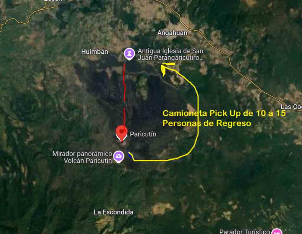 Recorridos al Cráter del volcán Paricutín volcan paricutin