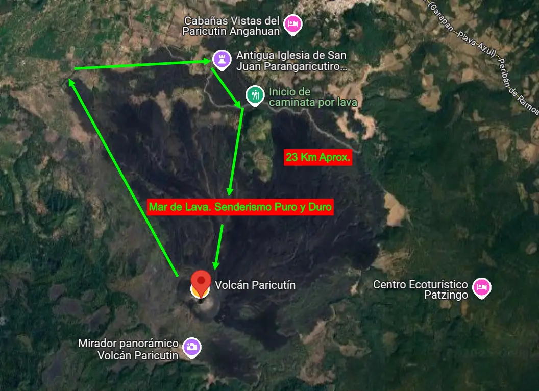 Recorridos al Cráter del volcán Paricutín volcan paricutin
